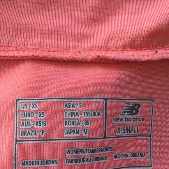 New Balance Workout Jacket, Peach, Size XS - Picture 6 of 7